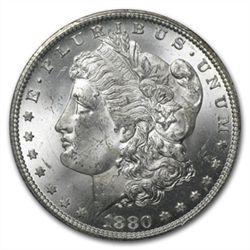 1880-CC Morgan Dollar - MS-63 PCGS