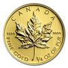 Image 1 : 1/4 oz Gold Canadian Maple Leaf - Random Year