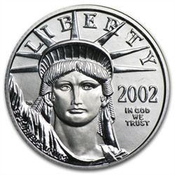 2002 1/4 oz Platinum American Eagle - Brilliant Uncircu