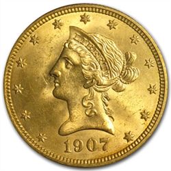 $10 Liberty Gold Eagle - MS-61 PCGS