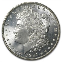 1891 Morgan Dollar MS-64 PCGS