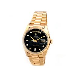 Rolex 18K Yellow Gold Oyster Perpetual Daydate.