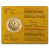Image 1 : 2008 1 oz Gold Canadian Maple Leaf .99999 Fine (W/Assay