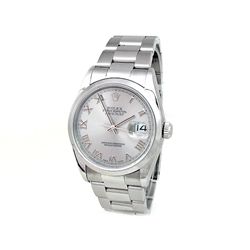 Rolex Stainless Steel Oyster Perpetual Datejust Watch.