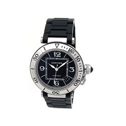 40.5mm Gents Cartier Stainless Steel Pasha Sea Timer