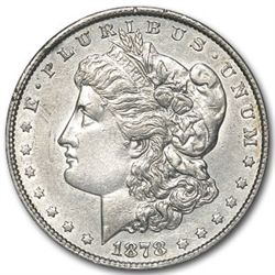 1878 Morgan Dollar - 8 Tailfeathers AU - VAM-14.3