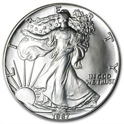 1987 1 oz Silver American Eagle (Brilliant Uncirculated