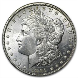 1891 Morgan Dollar - Brilliant Uncirculated