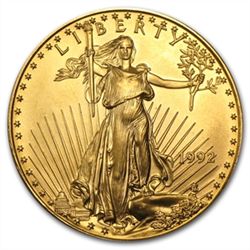 1992 1 oz Gold American Eagle - Brilliant Uncirculated