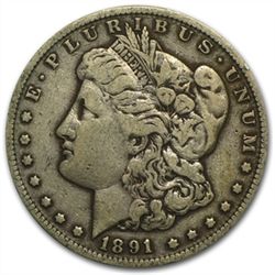 1891-CC Morgan Dollar - Very Fine