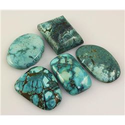 Natural Turquoise 211.46ctw Loose Gemstone Lot of 4