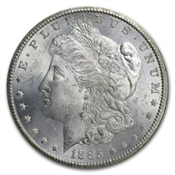 1885-CC Morgan Dollar Brilliant Uncirculated - GSA Hold