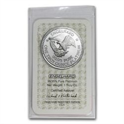 1 oz Engelhard Prospector Platinum Round (In Assay) .99