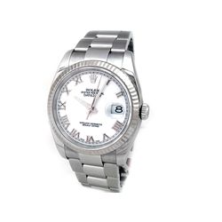 Rolex Stainless Steel Datejust Watch.