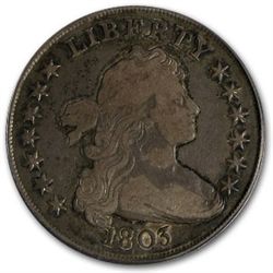 1803 Draped Bust Dollar Fine-15 PCGS Small 3