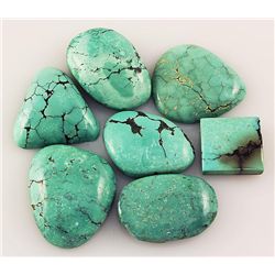 Natural Turquoise 169.13ctw Loose Small Gemstone Lot of