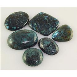 Natural Turquoise 229.13ctw Loose Gemstone Lot of 6