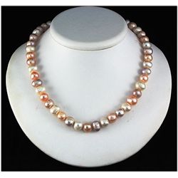 248.57ctw Philippines 9-10mm Freshwater Pearl Necklace