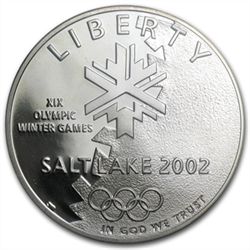 2002-P Olympic Winter Games $1 Silver Commem PR-69 DCAM