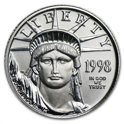 1998 1/10 oz Platinum American Eagle - Brilliant Uncirc