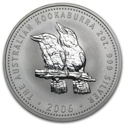 2006 2 oz Silver Australian Kookaburra