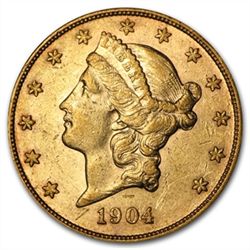 $20 Liberty Gold Double Eagle - Extra Fine