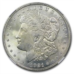 1921-D Morgan Dollar - MS-65 NGC