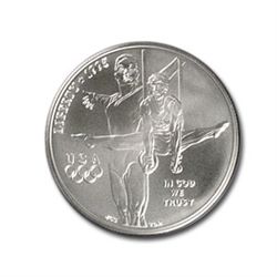1995-D Olympic Gymnast $1 Silver Commemorative - MS-69