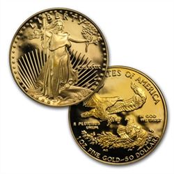 1989-P 4-Coin Proof Gold American Eagle Set (w/Box &amp