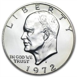 1972-S Eisenhower Dollar 40% Silver - Gem Proof