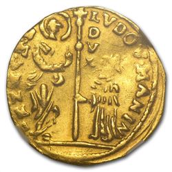 Venice Gold Zecchino (Ducat) 1789-1797 XF-45 NGC