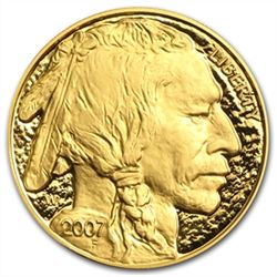 2007-W 1 oz Proof Gold Buffalo (w/Box &amp; CoA)