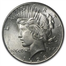 1926 Peace Dollar MS-65 PCGS