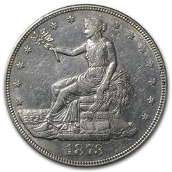 1873-CC Trade Dollar Almost Uncirculated-53 PCGS