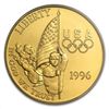 Image 1 : 1996-W Flag Bearer - $5 Gold Commemorative - MS-69 PCGS