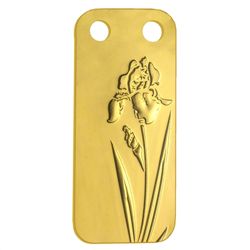 Iris - 1/5 oz Proof Gold Pamp Ingot Pendant