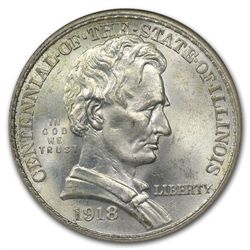 1918 Lincoln - Illinois Centennial MS-65 NGC