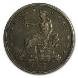 1877-S Trade Dollar - Extra Fine-40 PCGS RPD FS-301