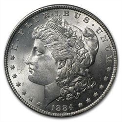 1884 Morgan Dollar - MS-63 PCGS