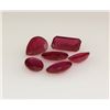 Image 2 : Mix Loose Gemstone Faceted Ruby Corrundum