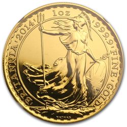 2014 1 oz Gold Britannia MS-69 NGC Early Release
