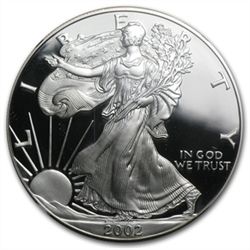 2002-W Proof Silver American Eagle PF-69 UCAM NGC