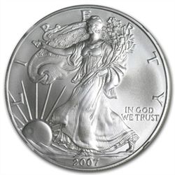 2007 Silver American Eagle - MS-70 NGC
