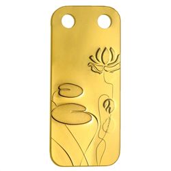 Water Lily - 1/5 oz Proof Gold Pamp Ingot Pendant