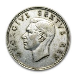 South Africa Silver 5 Shillings 1951-1960 EF/AU