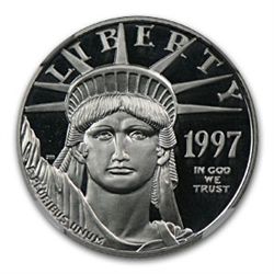 1997-W 1/4 oz Proof Platinum American Eagle PF-70 NGC U