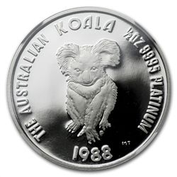 1988 1/2 oz Australian Platinum Koala (PF-69 UCAM NGC)