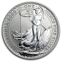 2000 1 oz Silver Britannia (Brilliant Uncirculated)