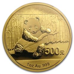 2014 1 oz Gold Chinese Panda MS-69 PCGS
