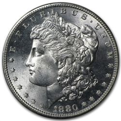 1880/79-S Morgan Dollar - MS-65 PCGS - CAC